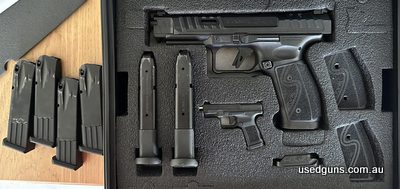 Canik Rival-S Black, Steel frame (Not Polymer!) Out of stock on major retailers. Less than 1500 rounds fired, owned for less than 4 months. Selling due to movin