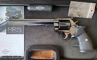 MR73 is match grade accurate, double action revolver with a range of adjustments. Unique features include the adjustable trigger in both single and double actio