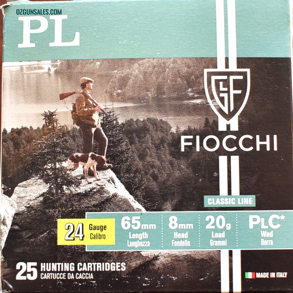 FIOCCHI 24 GAUGE SHOTGUN SHELLS