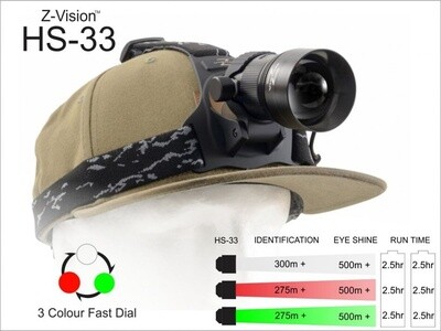 Z-Vision Hunting Lights Head Set - 3 IN 1