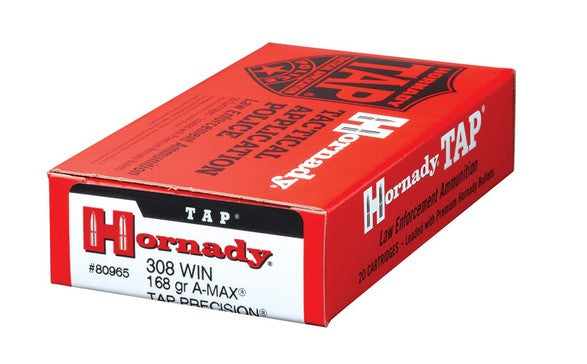 HORNADY .308 168GN TAP A-MAX 20PK