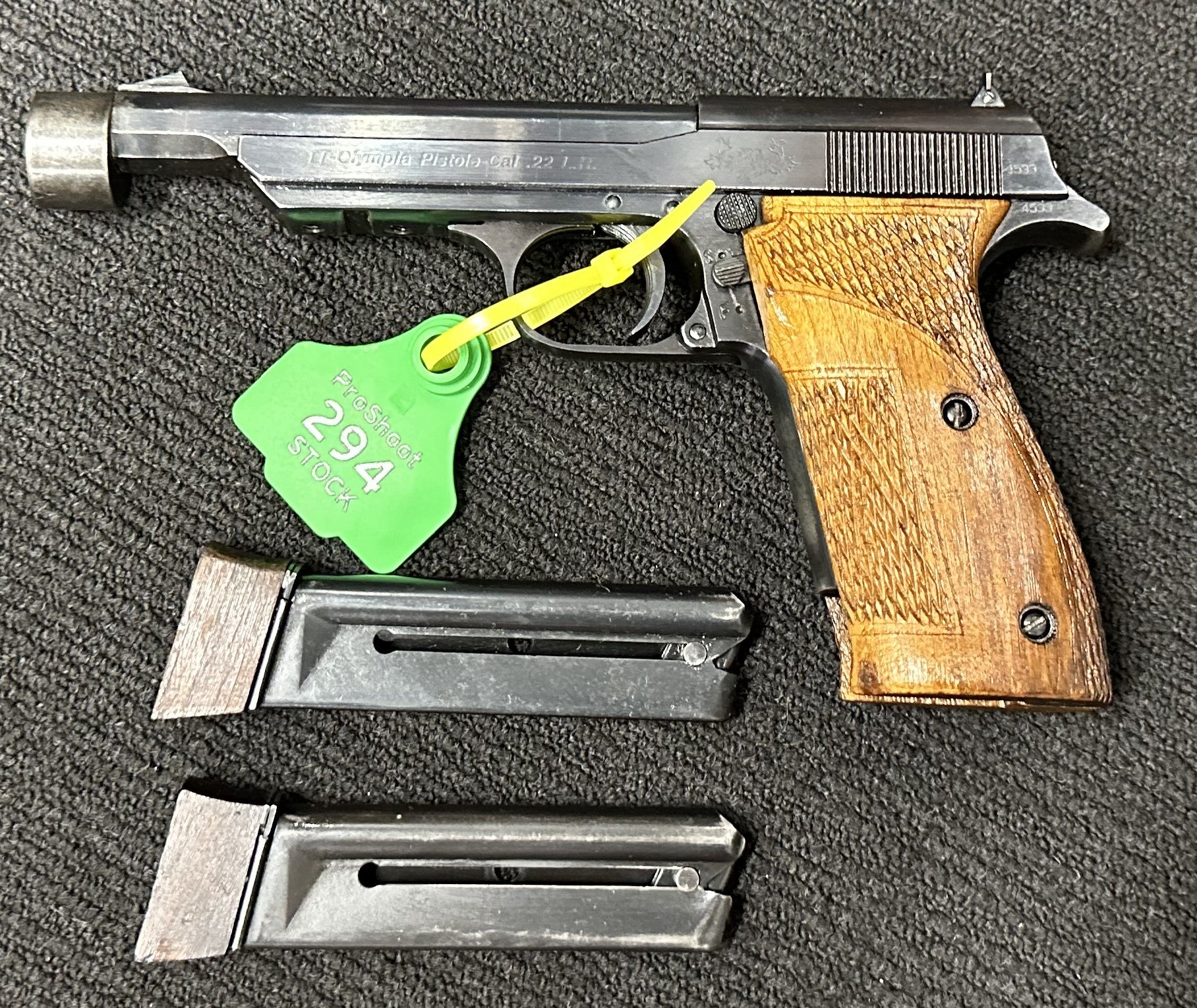 #294 Threaded Barrel with counterweight. 2x Magazines. I reckon it's tidy. I list all my guns as Fair unless they are new, it is up to you to judge what conditi