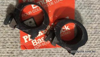 Parker Hale 1" RALS4 mounts. Phone 0429849007. If reply by email please forward return phone number.