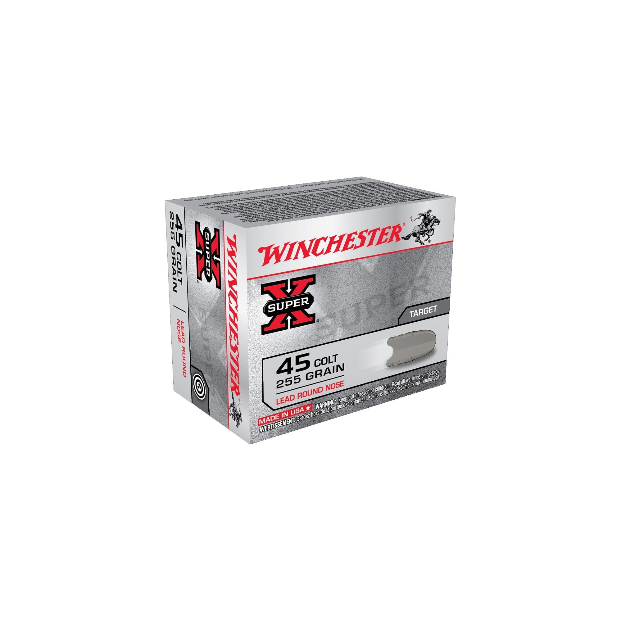 Super X 45 Colt 255gr LRN