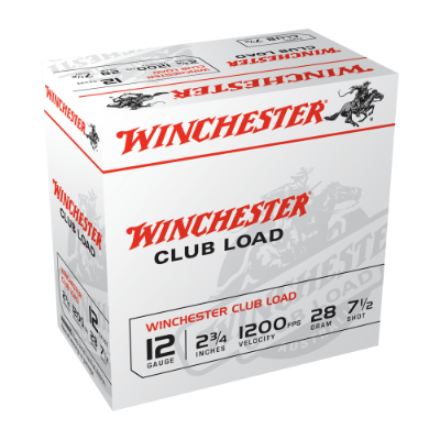 WINCHESTER Super Target 12G 7.5 2-3/4" 28GM 250 Pk  Various Velocities Available