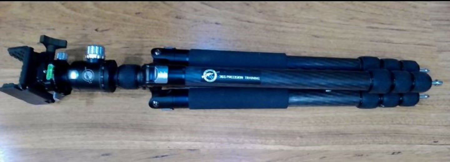365 Precision Carbon tripod, 365 Ball head with genuine HOG saddle