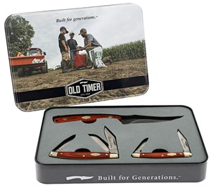OLD TIMER
1188056
LIMITED EDITION
3 PIECE KNIFE SET
WITH RED WOOD HANDLES
& GIFT TIN

SPECIAL NEW $59.90