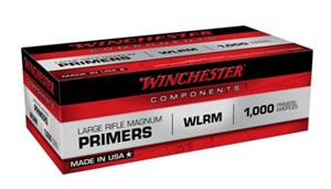 WINCHESTER
WLRM
LARGE RIFLE MAGNUM
PRIMERS

SPECIAL
$165 /PER 1000
$825 /PER 5000