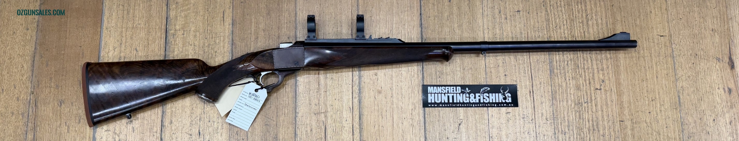 #18060 Ruger No1 Custom 375 H&H (Secondhand)