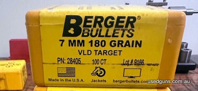 4x boxes 180gr 7mm VLD target local pick up preferred Brisbane area
