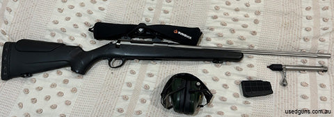 Rifle has only had a handful of rounds put through it Few modifications as listed - Nikon Prostaff Scope - Leopold Scope Rings - Limbsaver Air-Tech Recoil Pad -
