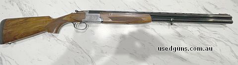 A quality Italian shotgun with 28 inch barrels and 8 chokes, some suitable for steel. Hi Viz front sight retaining original bead. Very nice timber and engraving