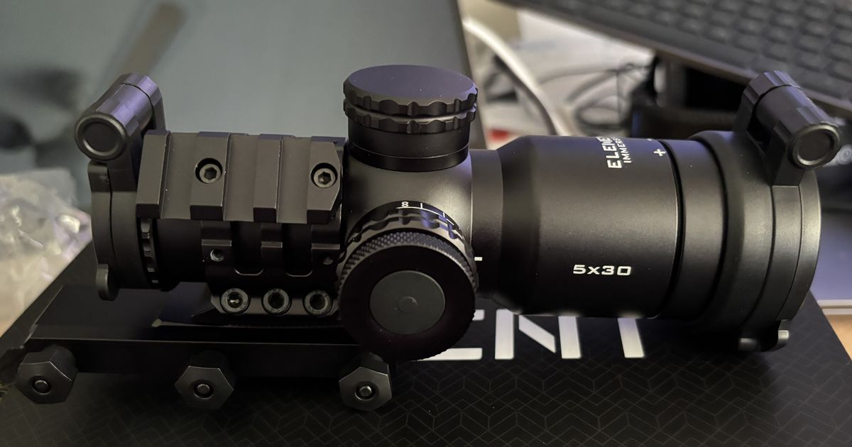 Element Optics Immersive 5x30 MRAD Scope