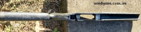 Bell and Carlson stock for Howa 1500 short action. Black with grey webbing, excellent nick. $550.00 plus post