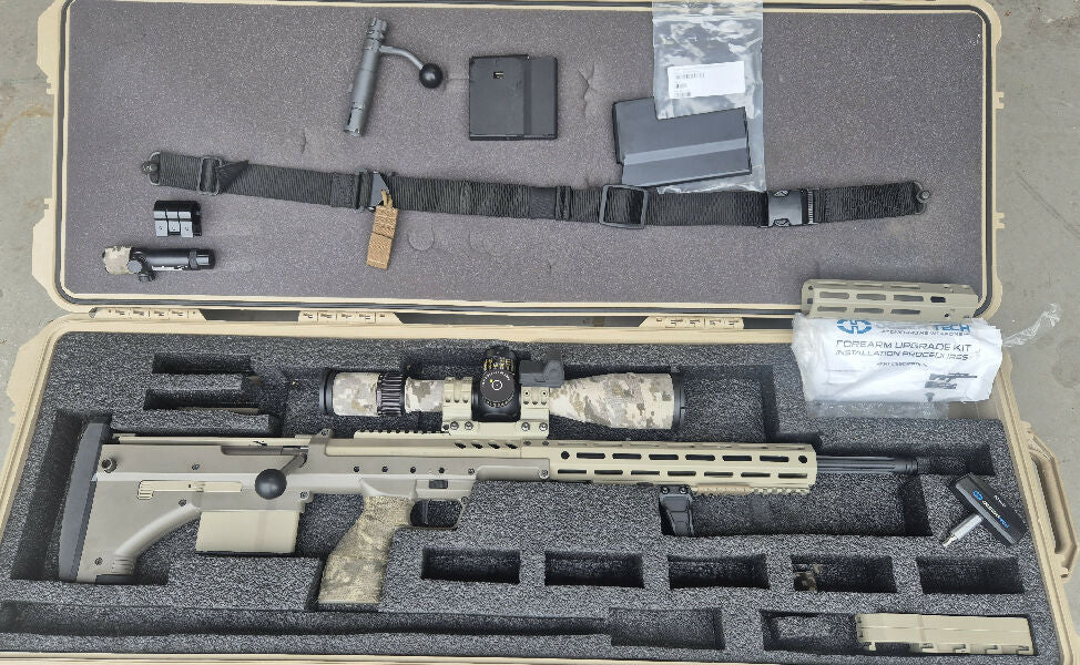 Desert Tech SRS A2 in excellent condition with NEW 6.5 CM barrel 1-8.