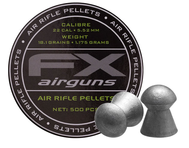 FX AIRGUNS PREMIUM (DIABOLO JUMBO EXACT HEAVY) 22 PELLETS 18.13GR (500PK)