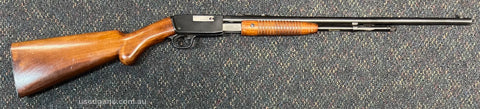 FN Browning Trombone in 22lr. Metalwork is very good to excellent. Stock is good to very good with some superficial scratches but no cracks or gouges. $65 freig