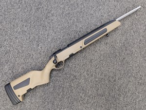 STEYR 
SCOUT SS
223REM
5 SHOT
TWO MAGAZINES
ONE IN STOCK ONE IN RIFLE
BUILT IN BIPOD
BUILT IN FLIP UP SIGHTS
20 INCH STAINLESS FLUTED BARREL
TACTICAL BOLT NOB
MUD / FDE COLOURED SYNTHETIC STOCK
ONE ONLY
#3267594

SPECIAL NEW $1990