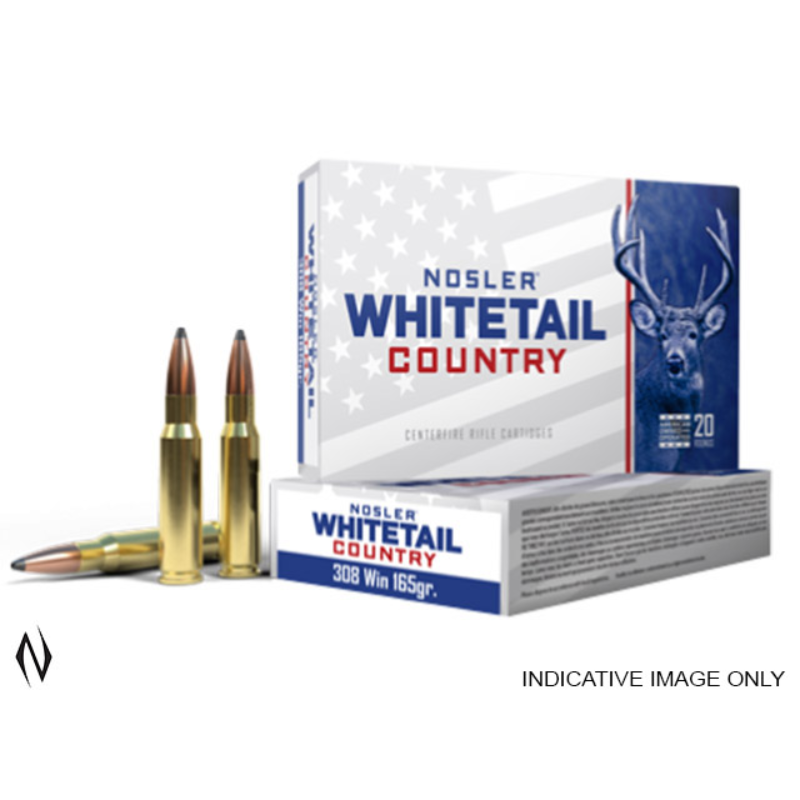 NOSLER WHITETAIL AMMO 308 WIN 150GR SB SP 20PK