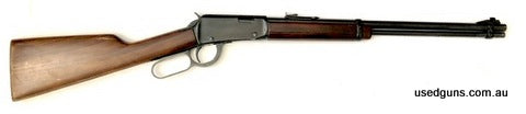 This Erma Werke 22 LR lever action rifle is in good condition, considering its age. Made in West Germany. It has no rust , a very smooth tight action with the u