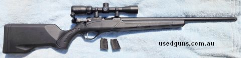 Awesome rifle, I can't see any marks on it. Super accurate, includes Vortex scope also in great condition, clear, fine cross hair optic. Includes 3 - 5 shot mag
