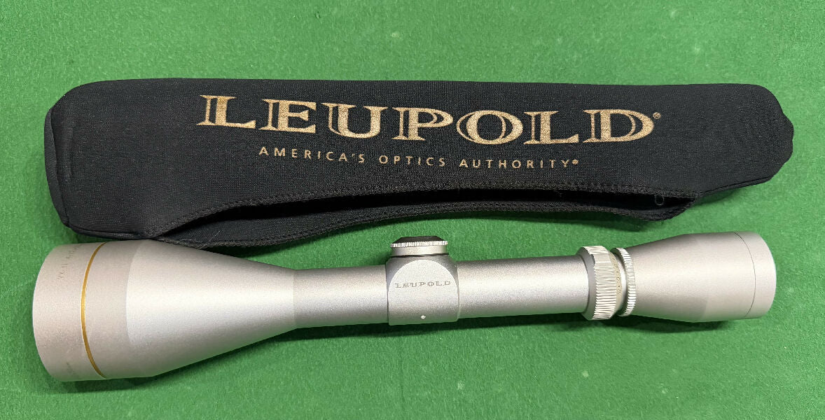 Leupold VX-II 4-12x50 silver in excellent condition with duplex reticle. No box, only neoprene cover. Free shipping