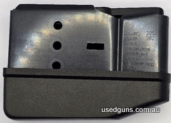 Brand New Sauer 202 5 Shot Magazine, 7mm Rem Mag, 300 win Mag, 300 Wby Mag. Comes with leather storage case. Postage to be discussed with buyer.