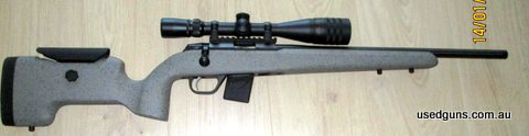 New, unfired Tikka T1X UPR 22LR with a Weaver 40/44 series 4.5-20x44AO scope, in steel Burris Z rings and a 20 MOA picatinny rail. Rifle comes with an after mar