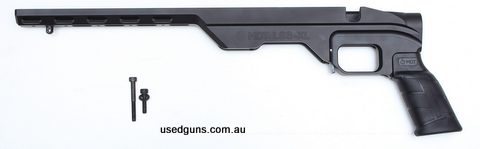 New MDT LSS chassis to suit Savage. Suits 222, 223, 243, 308 calibre. Use any mil-spec buffer tube & stock. Note MDT pistol grip is included in kit as pictured.