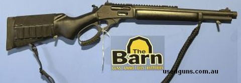 Remington made Marlin Dark 45-70. Threaded 16'' barrel. Comes with a sling, XS Sight pic rail and a bullet holder on the stock. Is in very good condition.