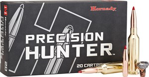 HORNADY
H81621
PRECISION HUNTER
6.5 PRC, 143GR, ELD-X
TIPPED AMMUNITION

$99.90 /PER 20
$449.55 /PER 100