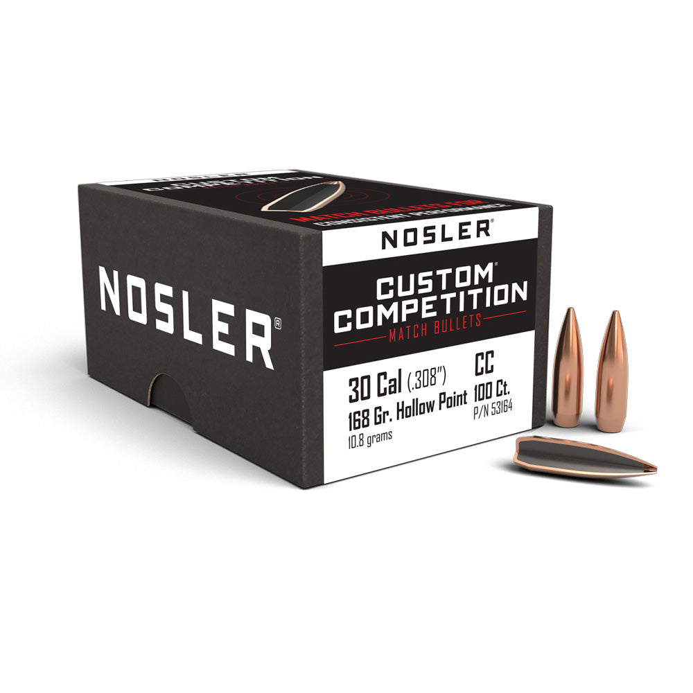 30 Cal 168gr HPBT Custom Comp