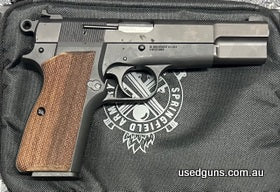 Springfield Armory SA-35 9mm pistol. Club legal 5" barrel and 10 shot mag. Brand new model. Comes cased with one mag. $30 freight to your dealer Australia Wide 