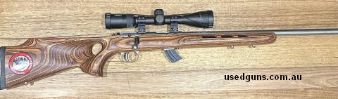 Nice little savage 22LR, hardly used. Extremely nice to hold with thumbhole stock.