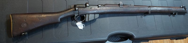 A very nice Lithgow 1942 manufactured SMLE No1 MK 3 .303 Rifle. Matching serial numbers on receiver , bolt and barrel. , barrel is 1943with very good rifling.. 