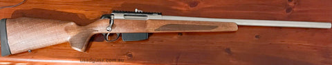 Tikka t3x 6.5 creedmoor, 24 inch varmint barrel , 20moa rail. Beautiful timber stock. 1:8 twist. Lightened trigger.