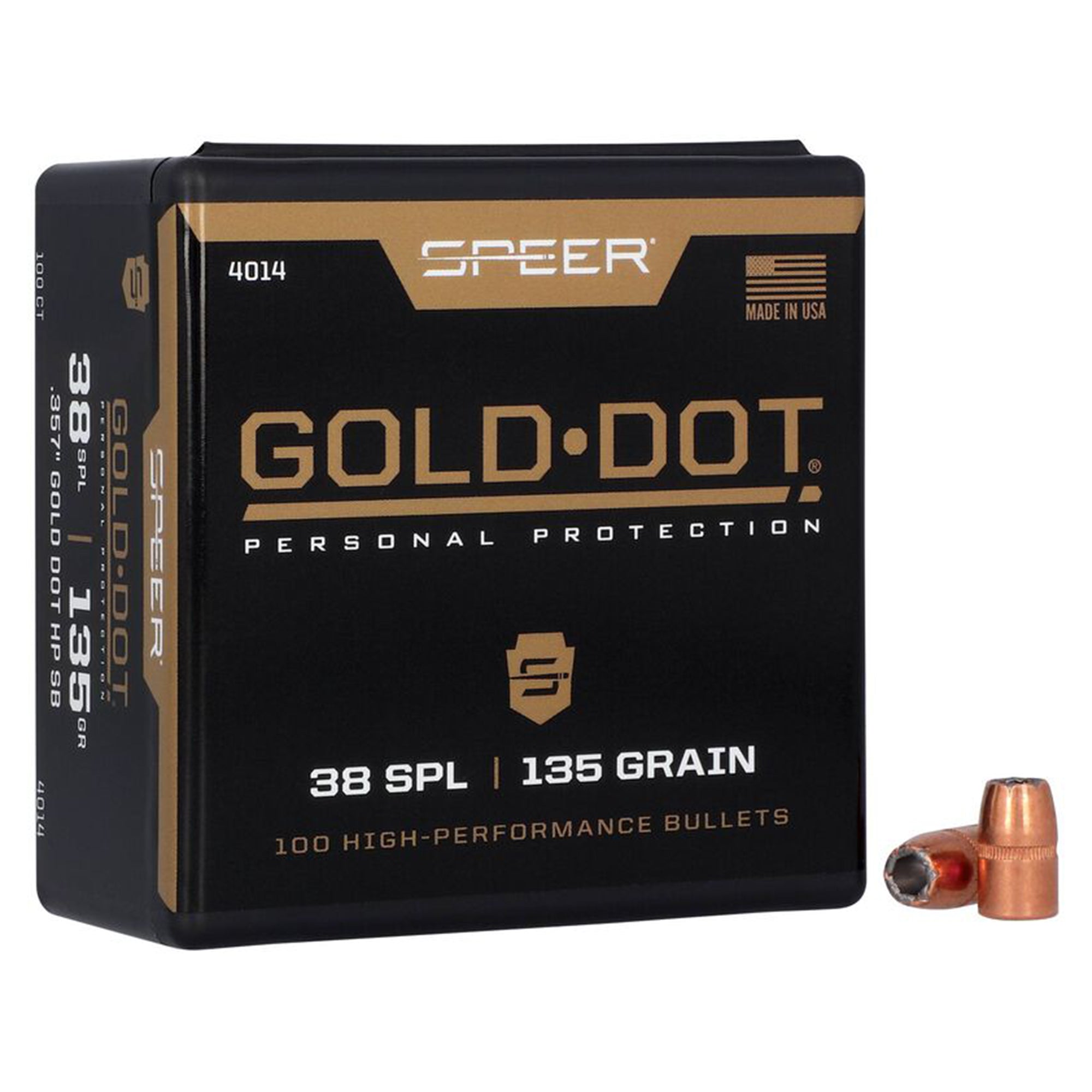 38 Cal 135gr GDHP Sb