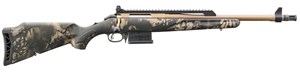 RUGER
AMERICAN RIFLE GENERATION II SCOUT
5 SHOT
DETACHABLE MAGAZINE
AICS PATTERN 
16 INCH BARREL
THREADED BARREL
MUZZLE BRAKE
SMOKED BRONZE CERAKOTE
PIC RAIL
GHOST RING SIGHTS
KRYPTEK OBSKURA NOX CAMO
SYNTHETIC STOCK

AVAILABLE IN
46994 223REM NEW $1490
46981 308WIN NEW $1490