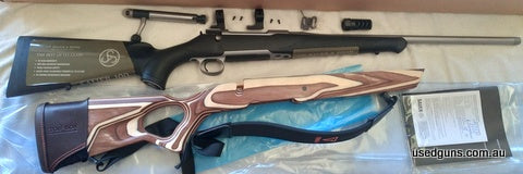 Brand new Sauer 100 stainless. Supplied to me from the importers for a incorrectly cerakoted model. The rifle is unfired in the box. Im selling to fund a purcha