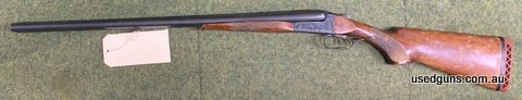 This Russian made shotgun is in very sound operating condition. The timberwork has some scratches but the action is firm, the barrels are excellent, and the ext