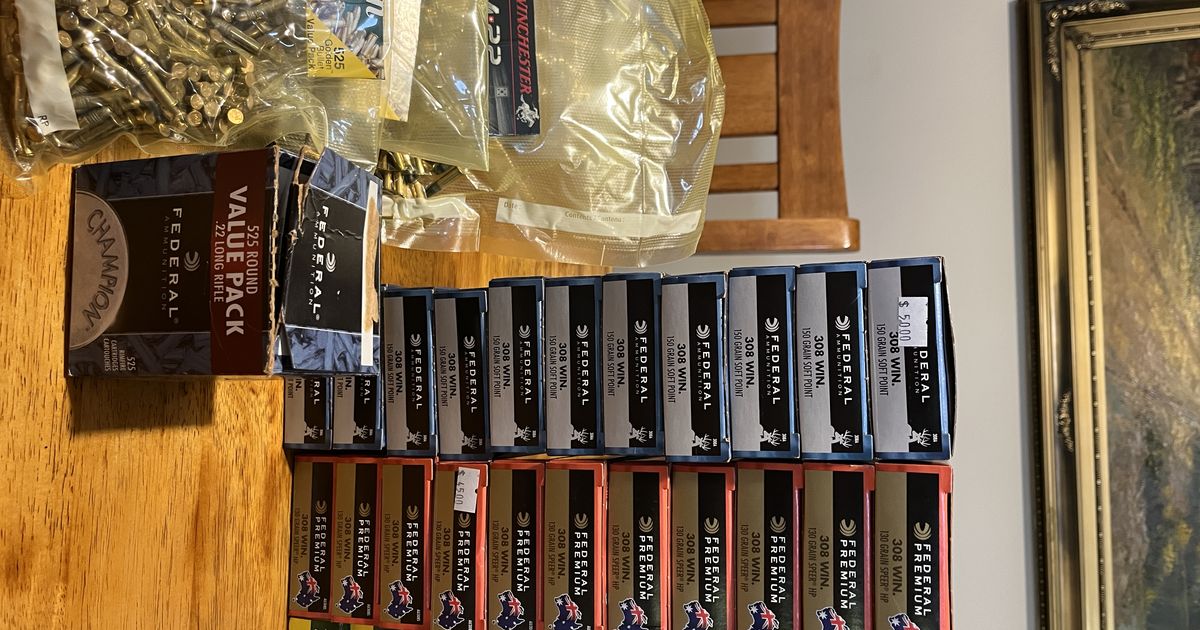 Factory 308, 12gauge, 22lr, 357 mag (wa)