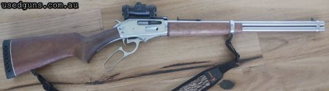 Rossi ‚Äö√Ñ√≤Rio Grande‚Äö√Ñ√¥ 30-30 lever action rifle. Picatinny rail with red dot sight fitted with quick release mounts. The rifle has been used only a few 