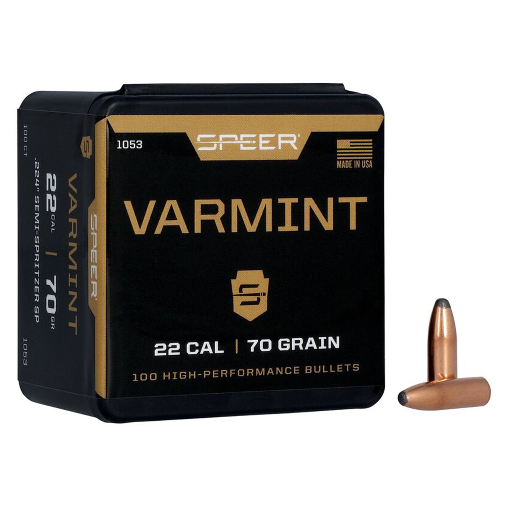 224 70gr Semi Spitzer SP