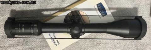 Kahles Helia K418 / 4.5-18x50 scope. Brilliant Austrian optics fully serviced at Kahles factory just returned. Has popular 4A reticle / 30mm tube. Includes lens