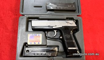 Ruger P95DC 9mm with 95mm barrel and 2 x 15 shot magazines in fair condition. For enquiries please call the store on 0746328258.