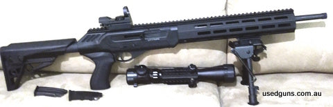Less than 8 months old, still has warranty, great gun but moving to long range target shooting