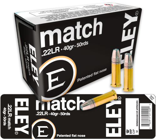 ELEY 22LR MATCH 1070FPS (50PK)