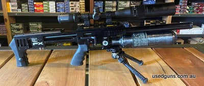 Consignment FX Air Rifle in excellent condition, seller purchased the firearm new from The Gun Shed and now its a reluctant sale. Package comes complete with .1