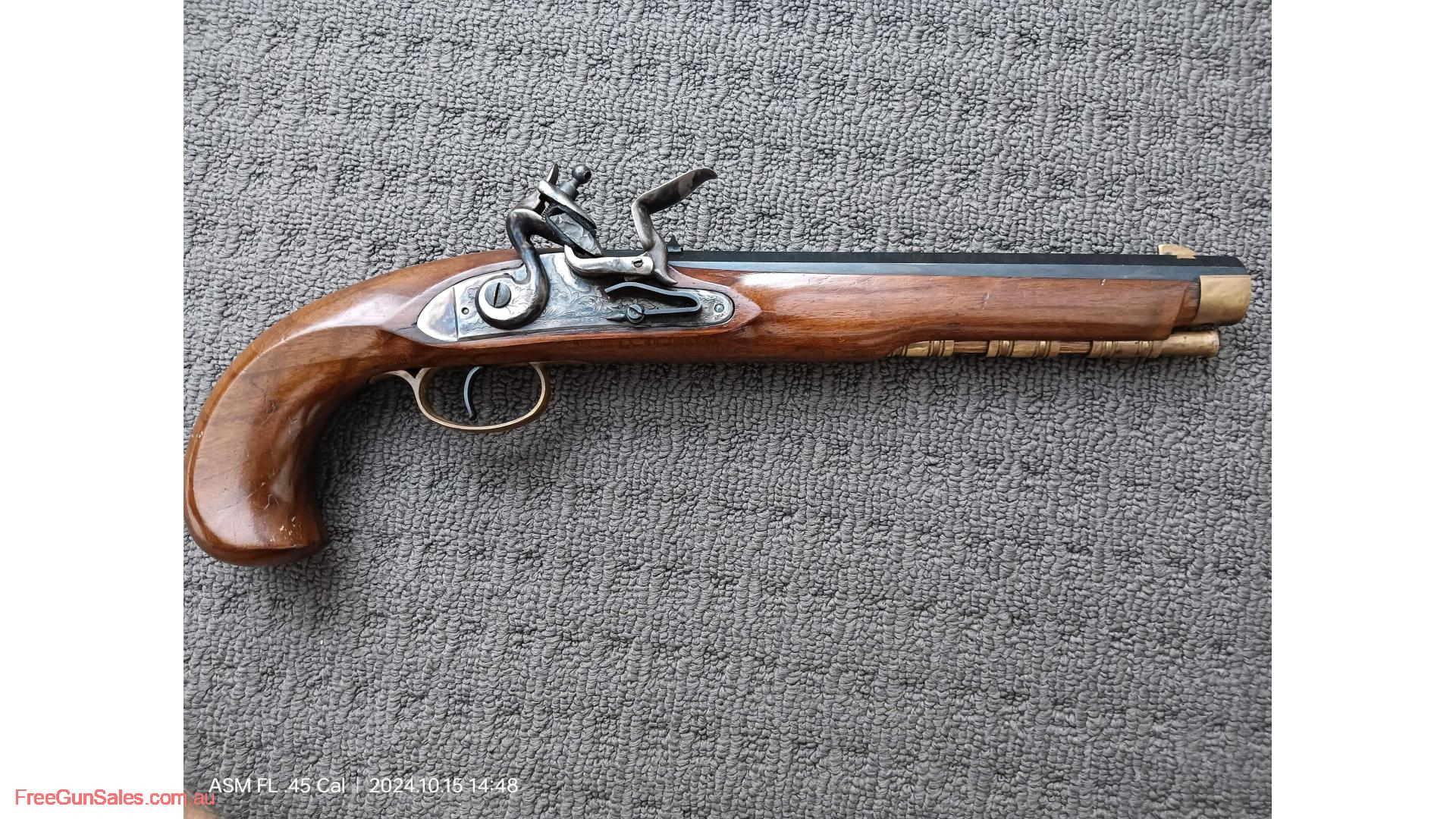 Flintlock Pistol .45 calibre Richmond