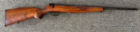 Krico 300 in 22LR, stock broken through previous repair to pistol grip, possible parts gun. Rifle functioned well until it was dropped. One for the gun tinkerer